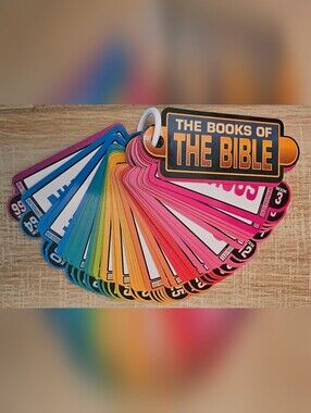 Fun Express Bible Study Flash Cards 66 Books of the Bible Scripture Memory Set